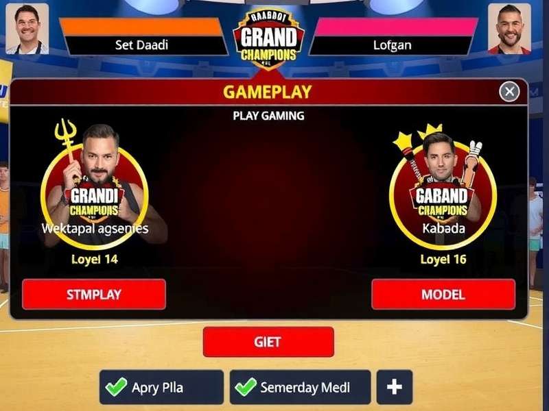 Different Gameplay Modes in Kabaddi Grand Champions Kabaddi Grand Champions Gameplay Modes